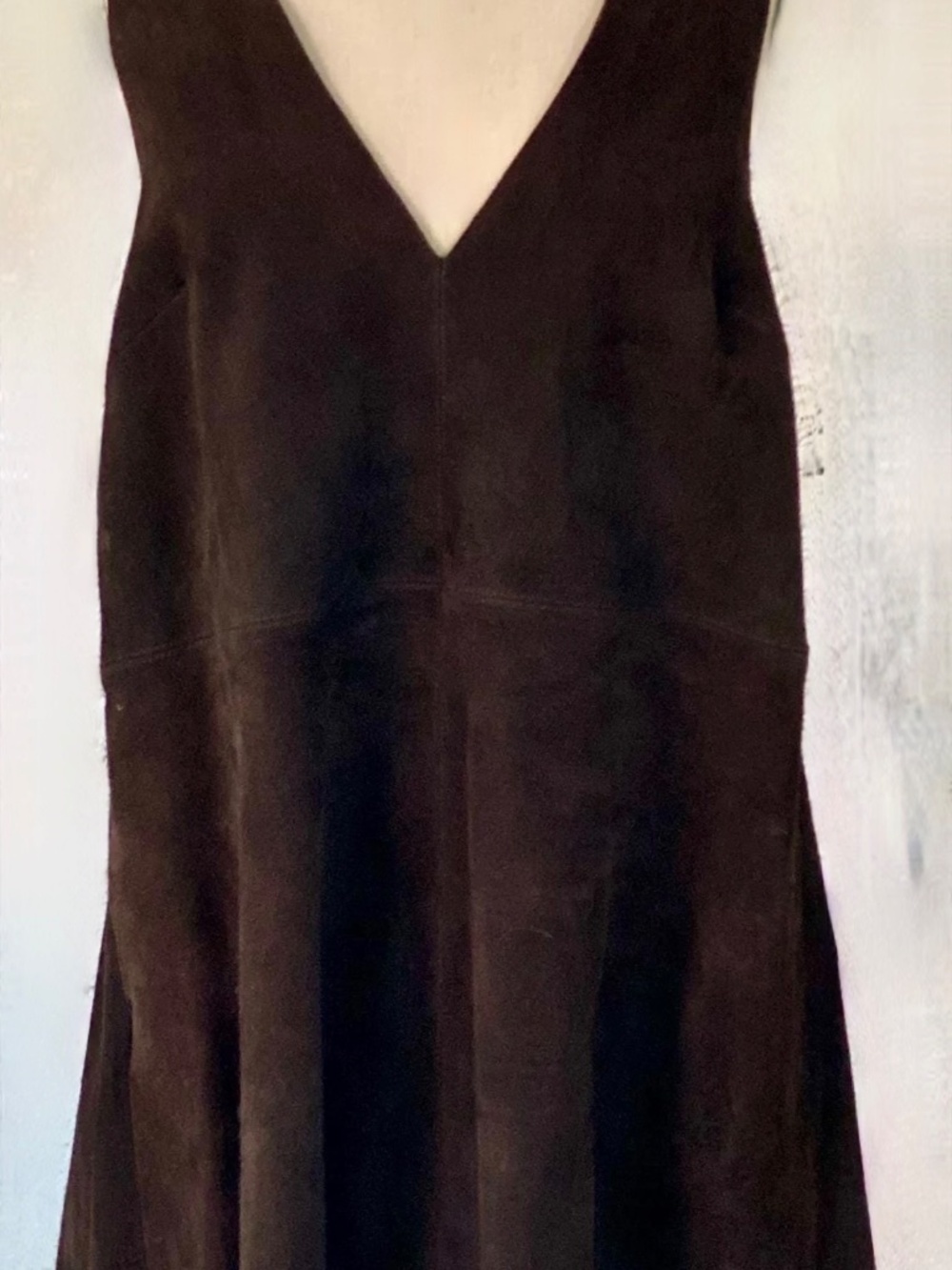 Free People *Vintage* Chocolate Brown Suede Mini Size  XS